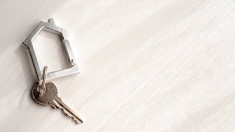 top-view-house-keys-copy-space-background